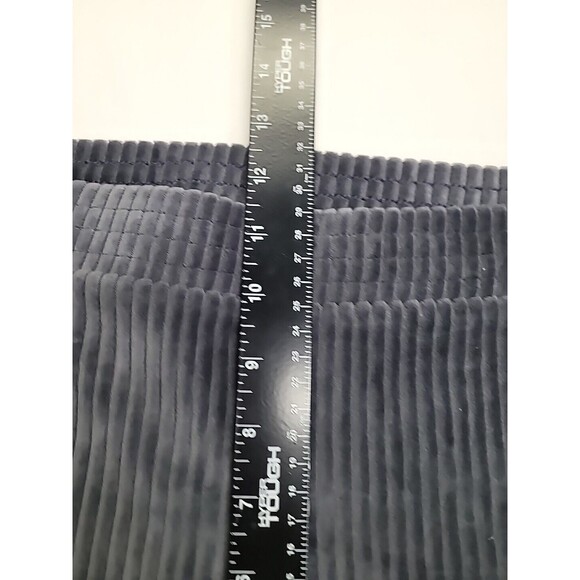 Aerie Juniors Ribbed Pull On Pants Gray Size M Short Flared Cotton Blend - Picture 7 of 9